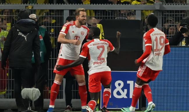  拜仁慕尼黑主场大胜多特蒙德稳居德甲榜首